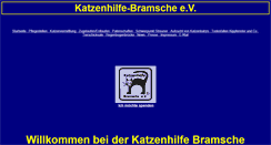 Desktop Screenshot of bramscher-katzenhilfe.de